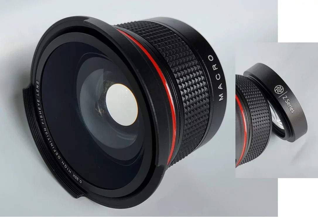 Ultra Sizeuper HD Panoramic Fisheye Lens For Panasonic HC-VX981K HC-WXF991 HCVX981