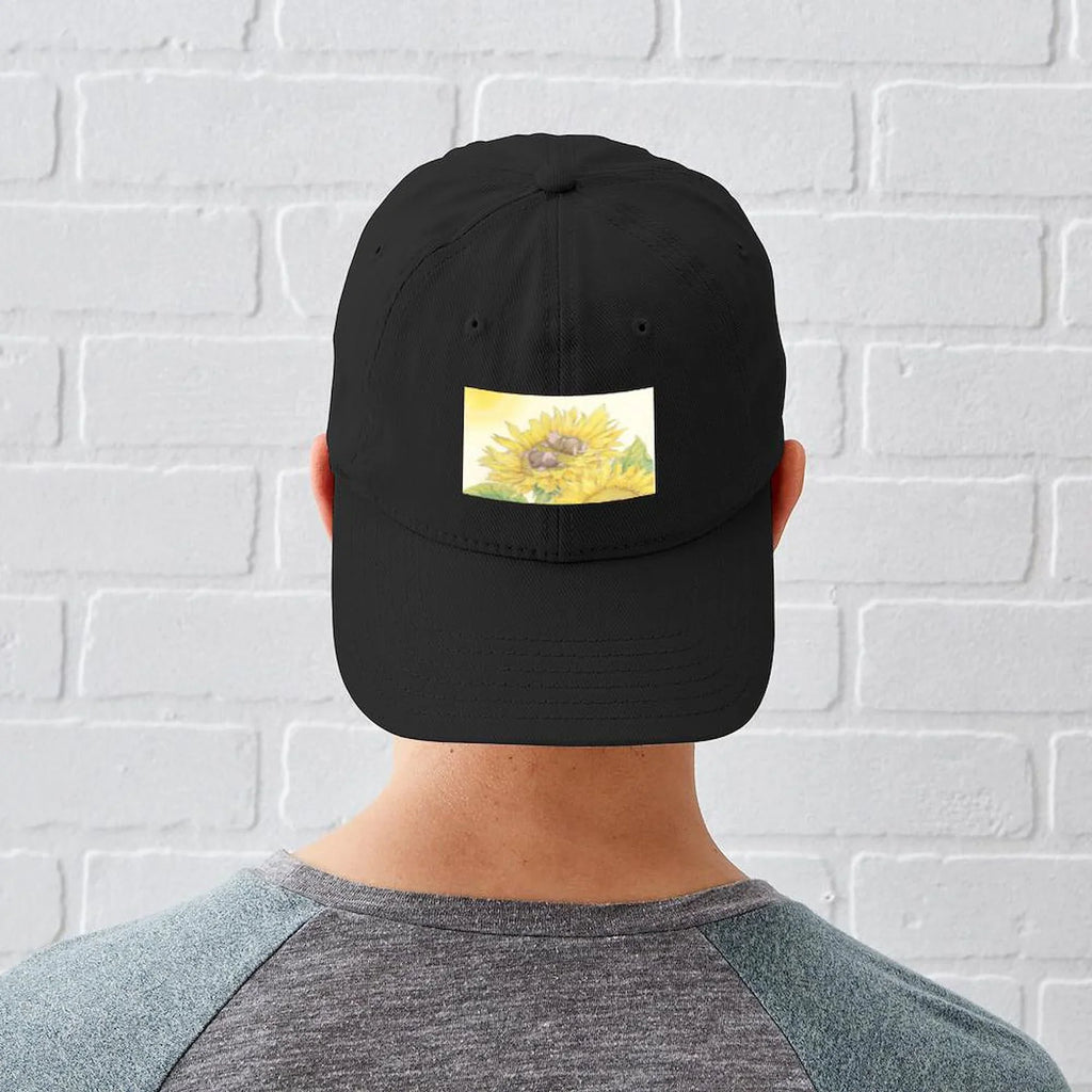 CafePress - Ray Of Sizeunshine Baseball Hat - Printed Adjustable Cotton Canvas Black Baseball Hat