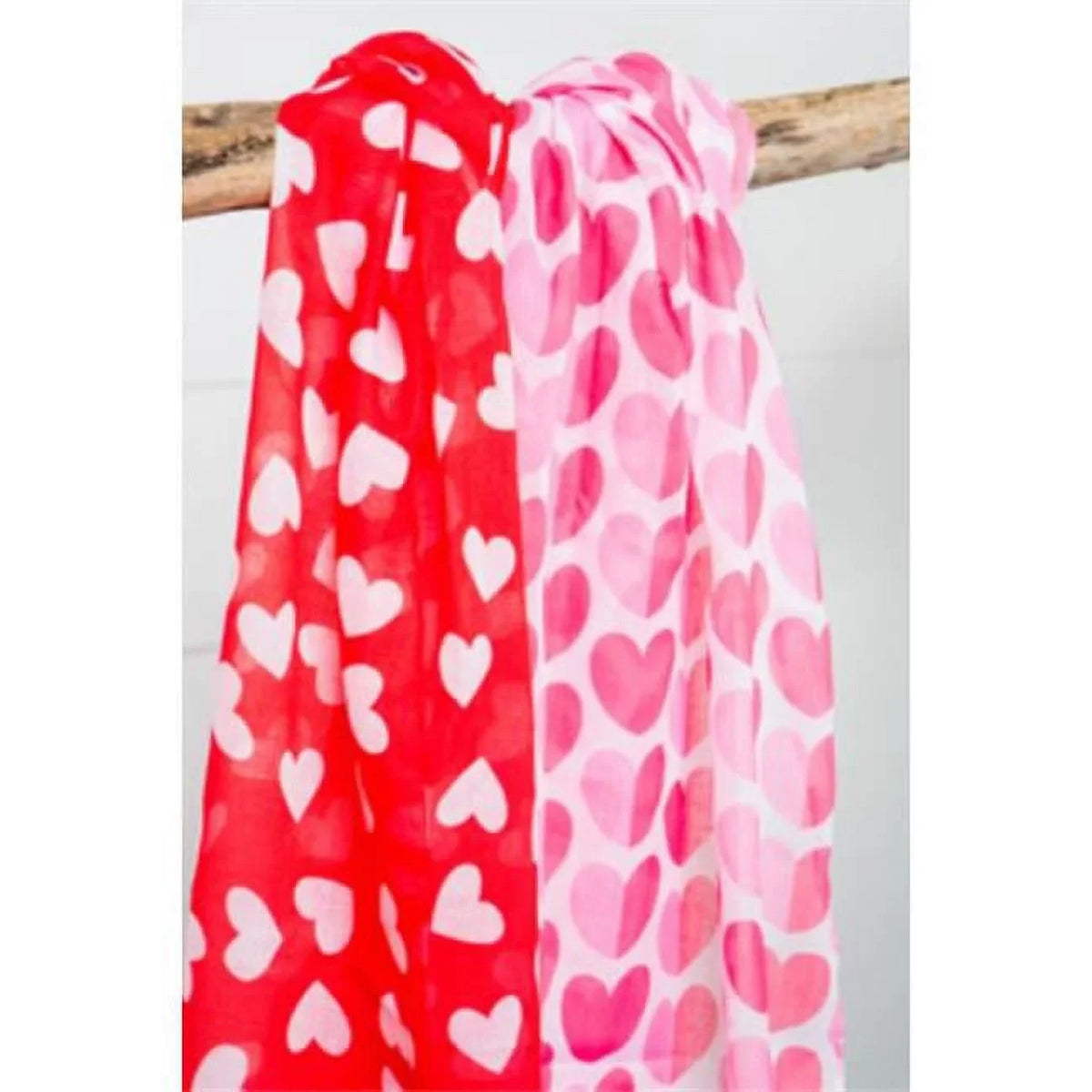 Youngs 40262 Valentine Heart Sizecarf, Assorted Color - 2 Piece