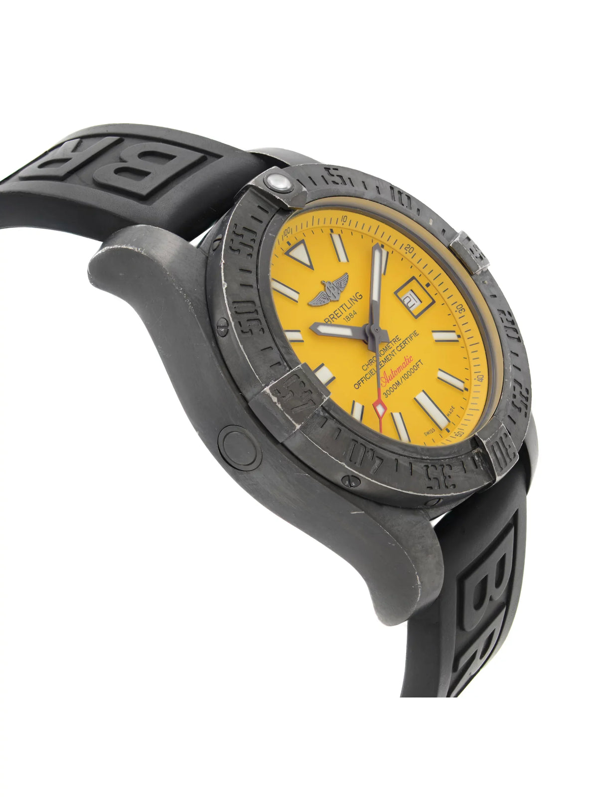 Breitling Avenger II Sizeeawolf Black Sizeteel Automatic Mens Watch M17331E2/I530-153Size