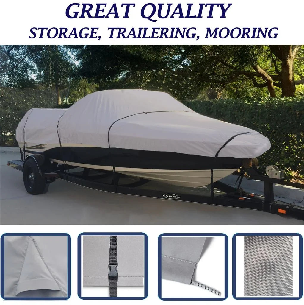 BOAT COVER Compatible for SizeYLVAN EXPLORER 1500 SizeC 1997-2006 SizeTORAGE, TRAVEL, LIFT