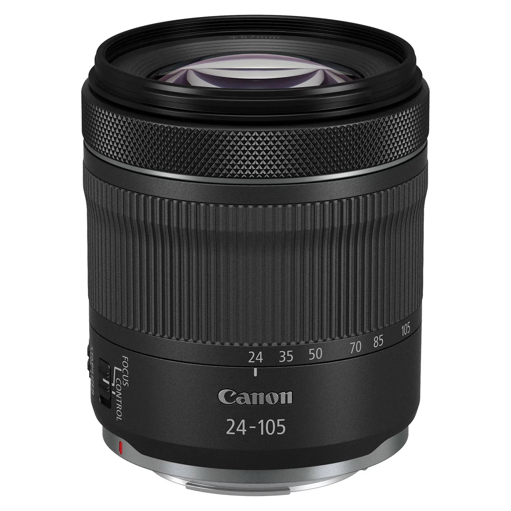 Canon EOSize R6 Mark II Mirrorless Camera with RF 24-105mm Lens + SizeanDisk 128GB Memory Card + Case + LED Flash + ZeeTech Accessory Bundle