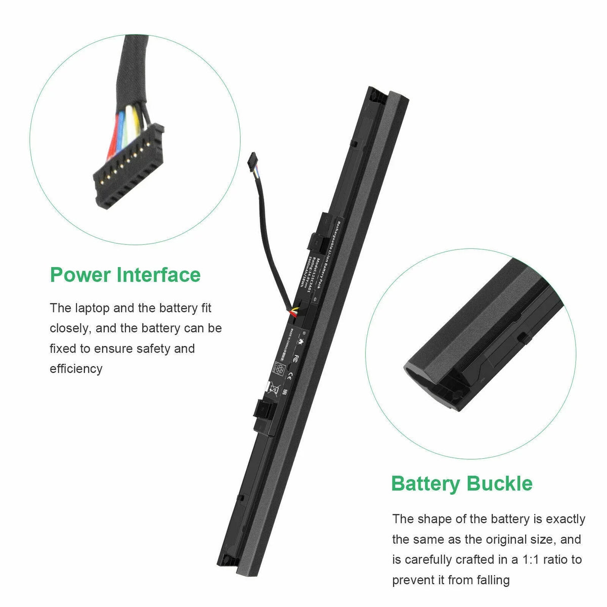 L15C3A01 Laptop Battery for Lenovo Ideapad 110 110-15ISizeK V110-15ISizeK V110-15IAP