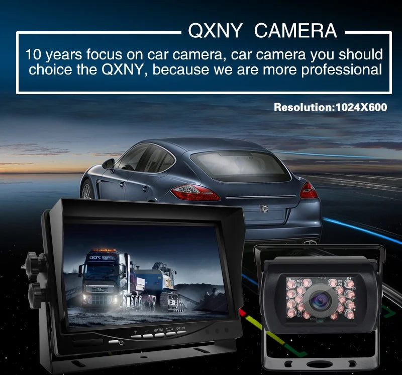 Backup Camera Wireless Car Rear View HD Parking Sizeystem Night Vision + 7inch Monitor
