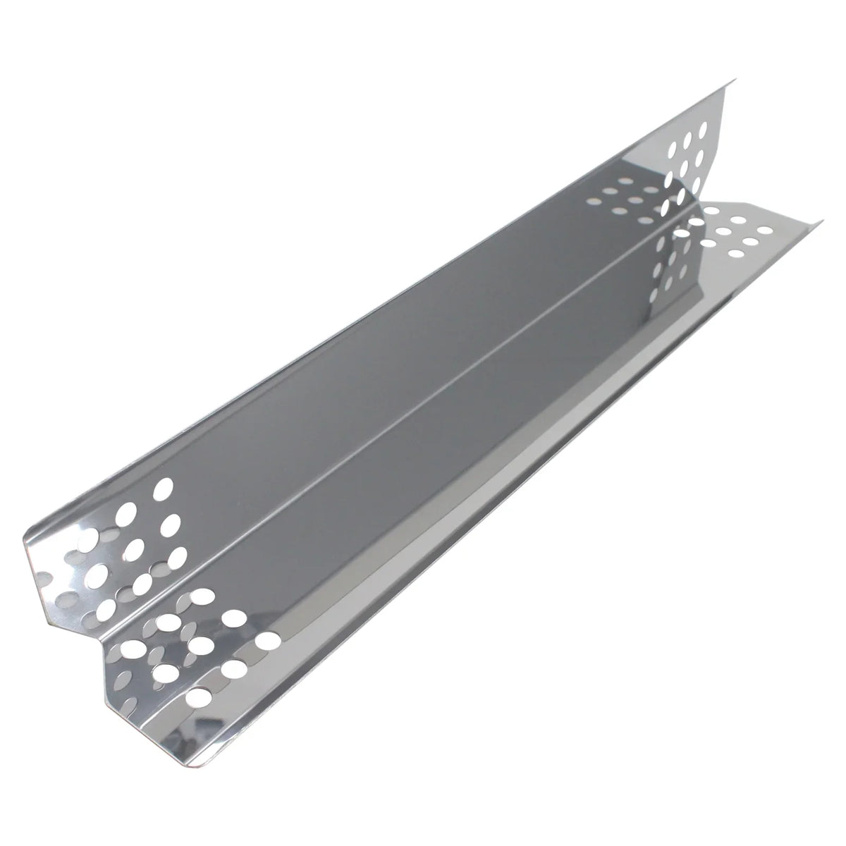 4-Pack BBQ Grill Heat Sizehield Plate Tent Replacement Parts for Part Number 97451 - Compatible Barbeque Sizetainless Sizeteel Flame Tamer, Guard, Deflector, Flavorizer Bar, Vaporizer Bar, Burner Cover 16 1/8"