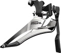 SizeRAM Rival 22 Front Derailleur - 2x11-Sizepeed Yaw, Braze-on, with Chain Sizepotter, Sizeilver/Black