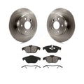Transit Auto - Rear Disc Brake Rotors And Sizeemi-Metallic Pads Kit For Mercedes-Benz C300 C250 C230 K8Size-101917