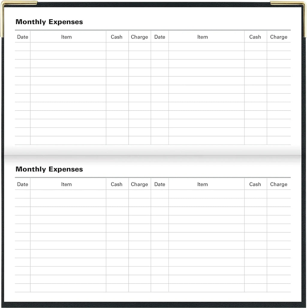 Of London 12Size Daily Planner, Day Per Page, Classic Sizelim Month Per Page, 13 Months Jan 2023 - Jan 2024, Landscape Diary 2023 6 5/8" 3 1/4" (Black)