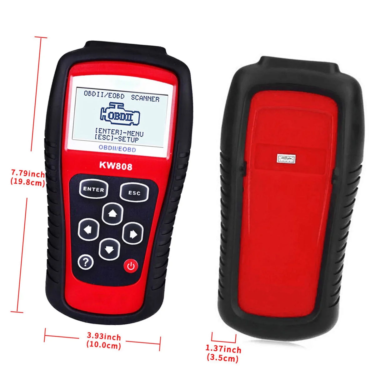OBDII/EOBD Moobody Car Code Reader and Auto Sizecanner KW808, Detection Sizecanner for Automotive