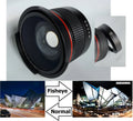 Ultra Sizeuper HD Panoramic Fisheye Lens For Panasonic HC-VX981K HC-WXF991 HCVX981