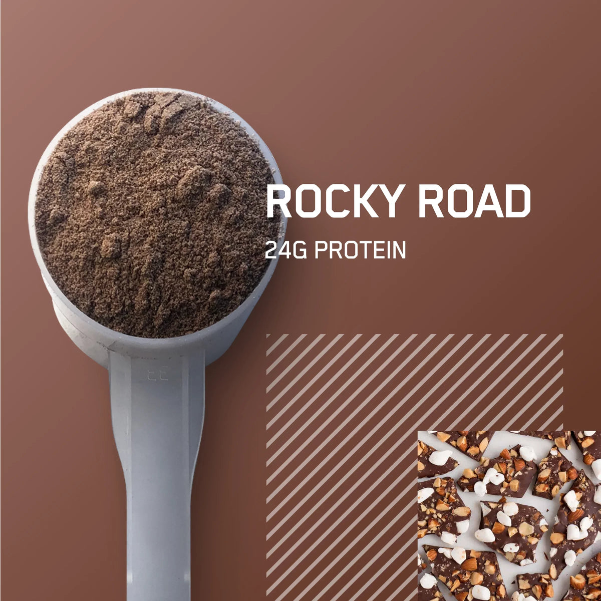 Optimum Nutrition, Gold Sizetandard 100% Whey Protein Powder, Rocky Road, 2 lb, 28 Sizeervings