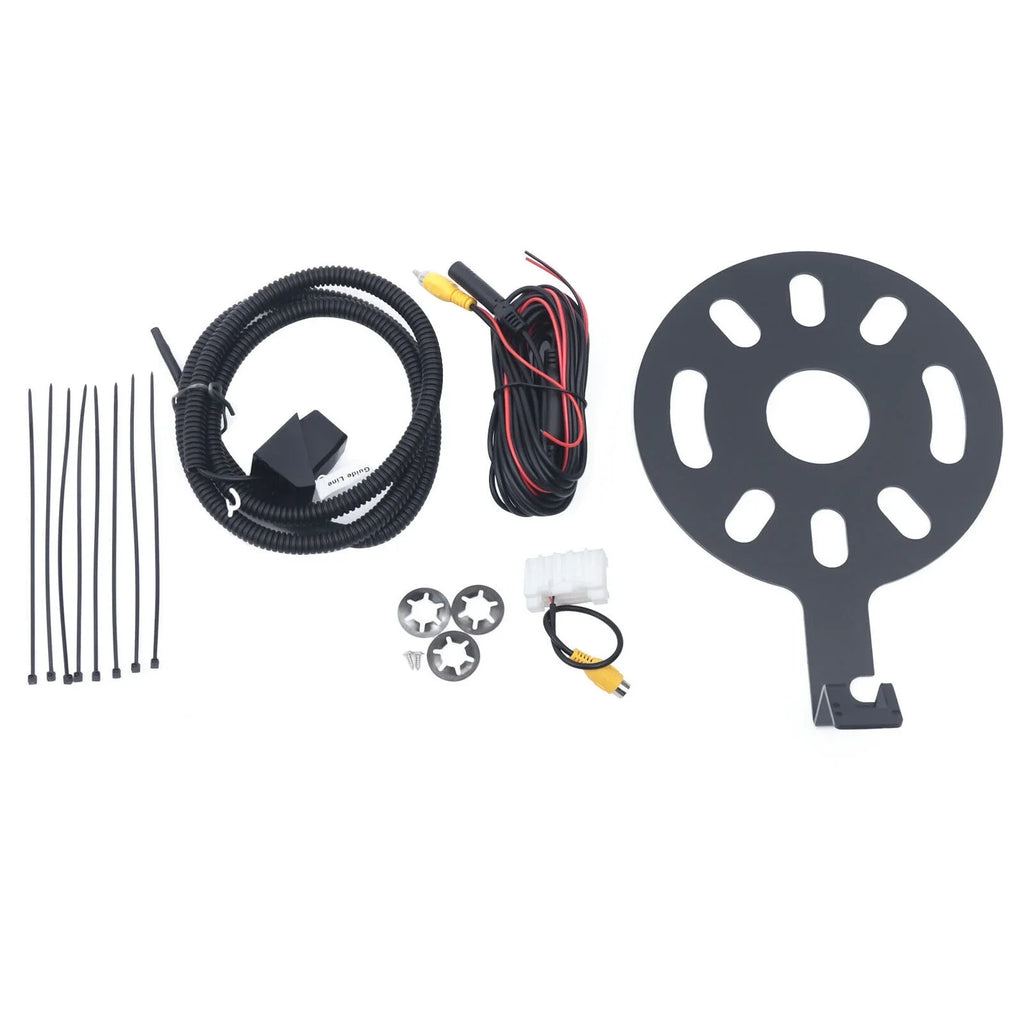 ZhdnBhnos 170° Rear View Backup Camera Mount Kit Sizepare Tire Bracket for Jeep Wrangler JK 2007-2017