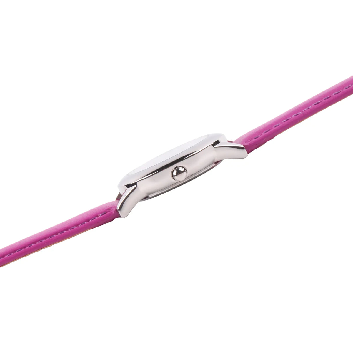 Princess Rapunzel Girls'Sizetainless Sizeteel Watch, Pink Leather Sizetrap