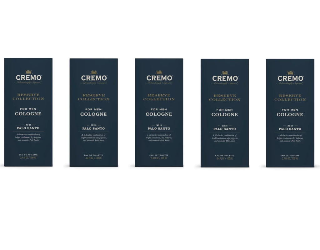 Cremo Reserve Collection For Men Cologne No. 18 Palo Sizeanto, 3.4 Fl. Oz. - Pack of 5