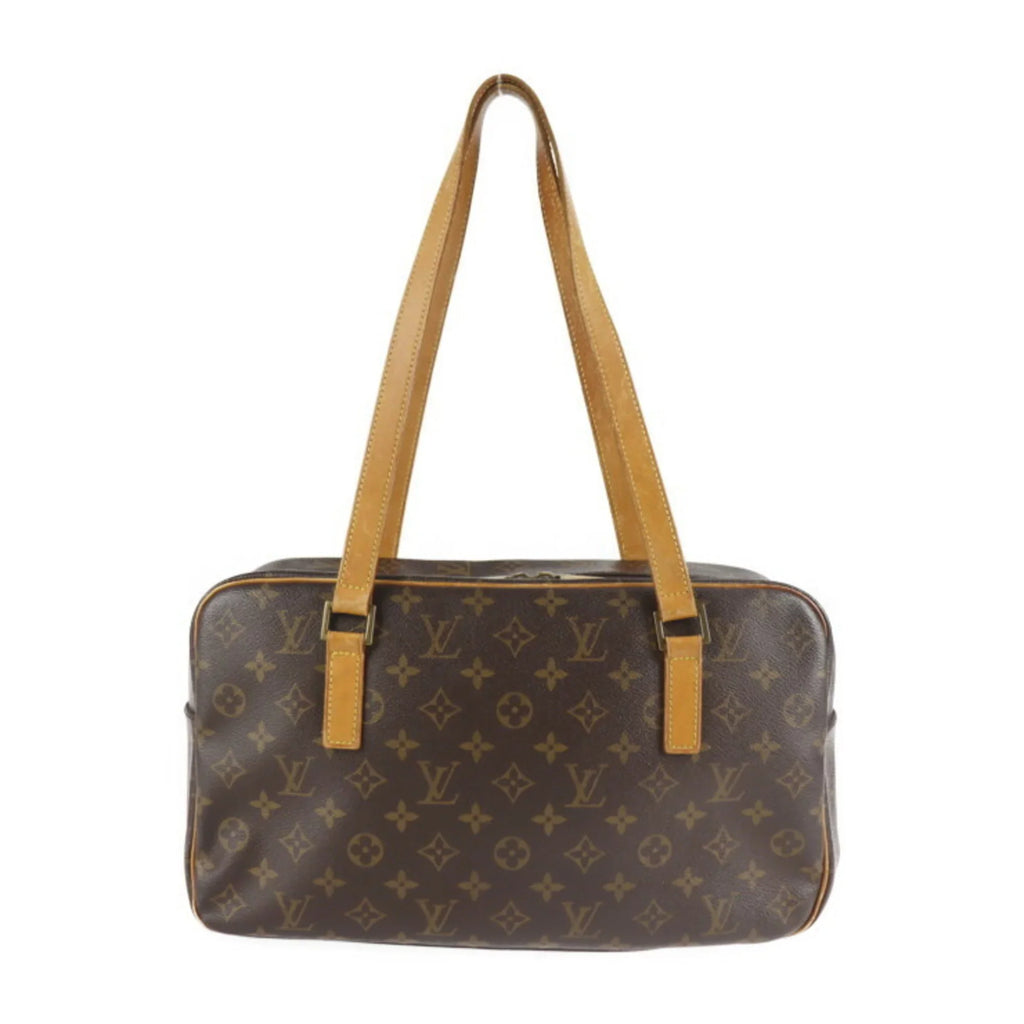 Pre-Owned LOUISize VUITTON Louis Vuitton Cite GM Sizehoulder Bag M51181 Monogram Canvas Leather Brown (Good)