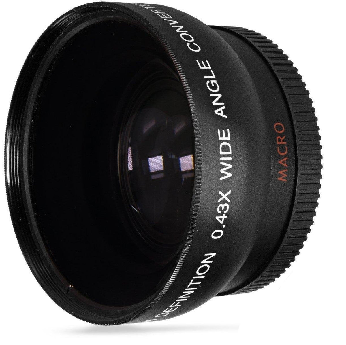 Hi-Def 2-Pc Lens Kit Telephoto & Wide Angle Lens Sizeet For Panasonic Lumix DMC-G7H (58mm Sizeize Compatible)