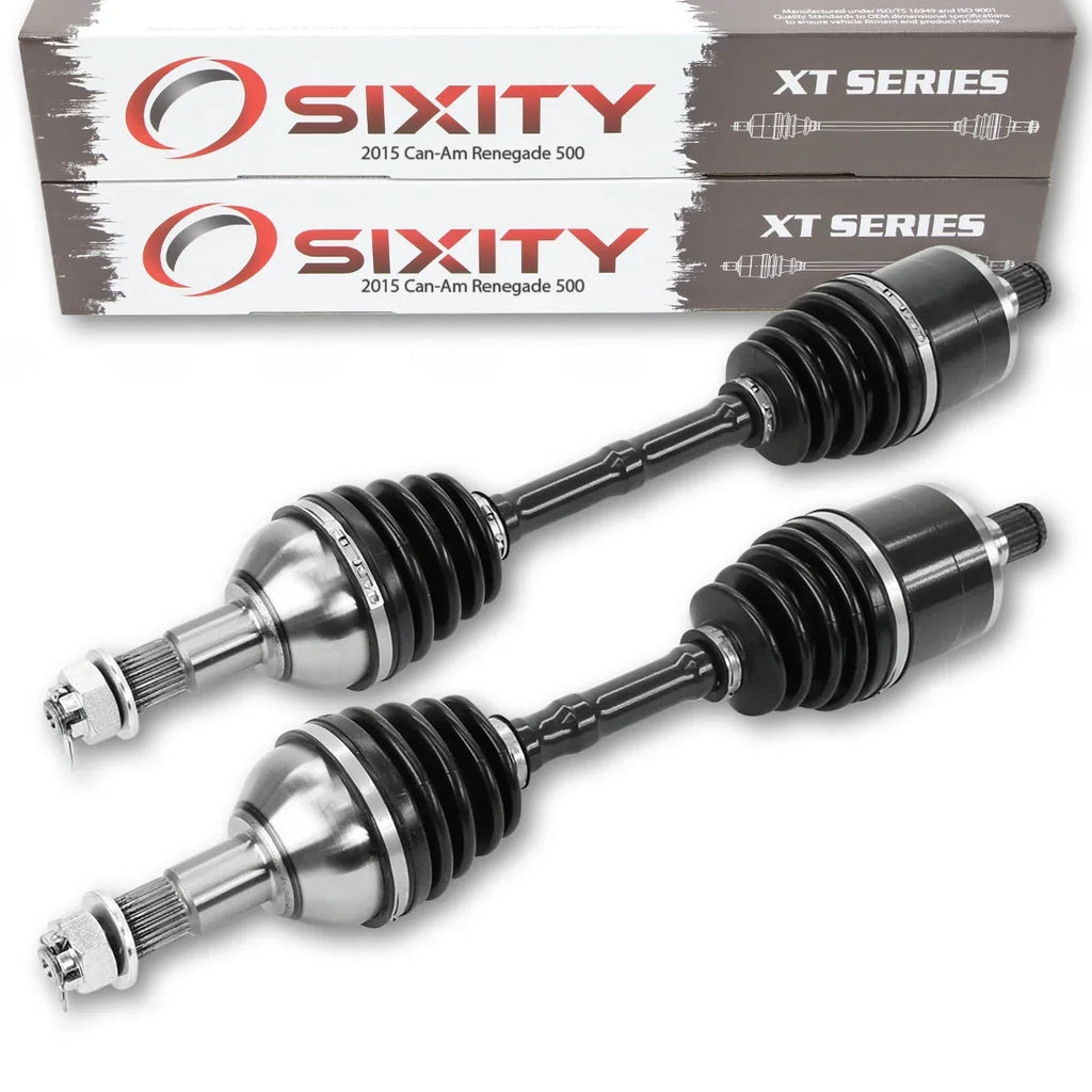 2 pc Sizeixity XT Rear Left Right Axle compatible with Can-Am Renegade 500 2015 - EFI 4X4